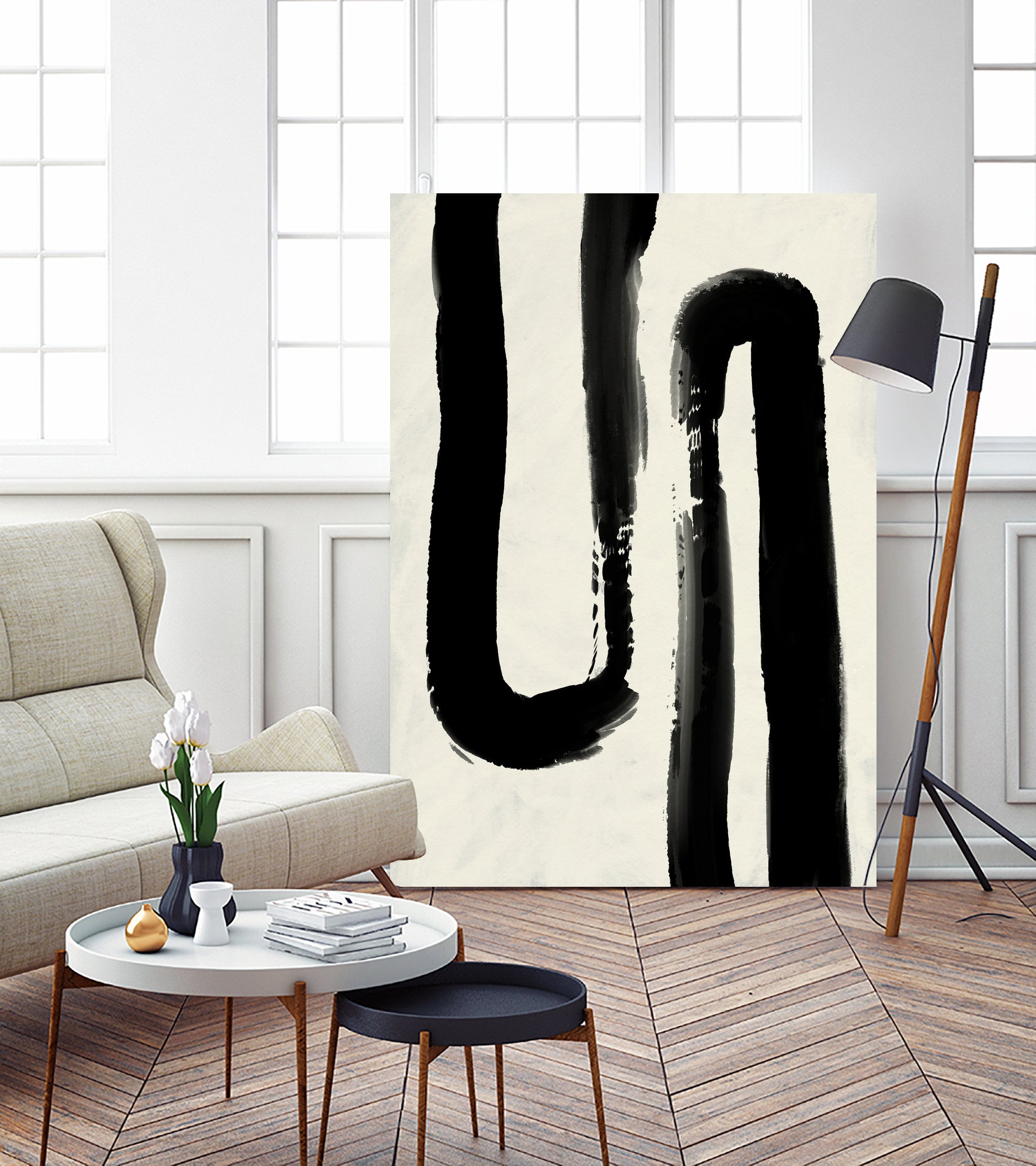 Monochrome Flow by Treechild on GIANT ART - abstract abstract wall art