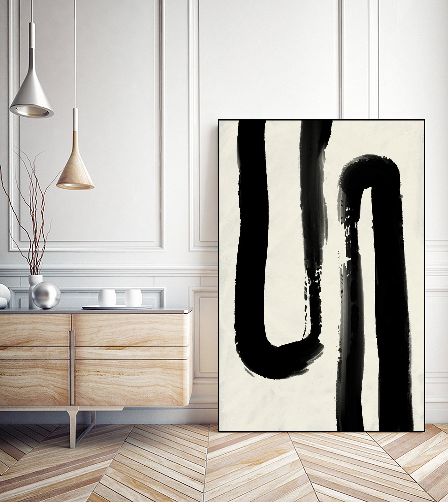 Monochrome Flow by Treechild on GIANT ART - abstract abstract wall art