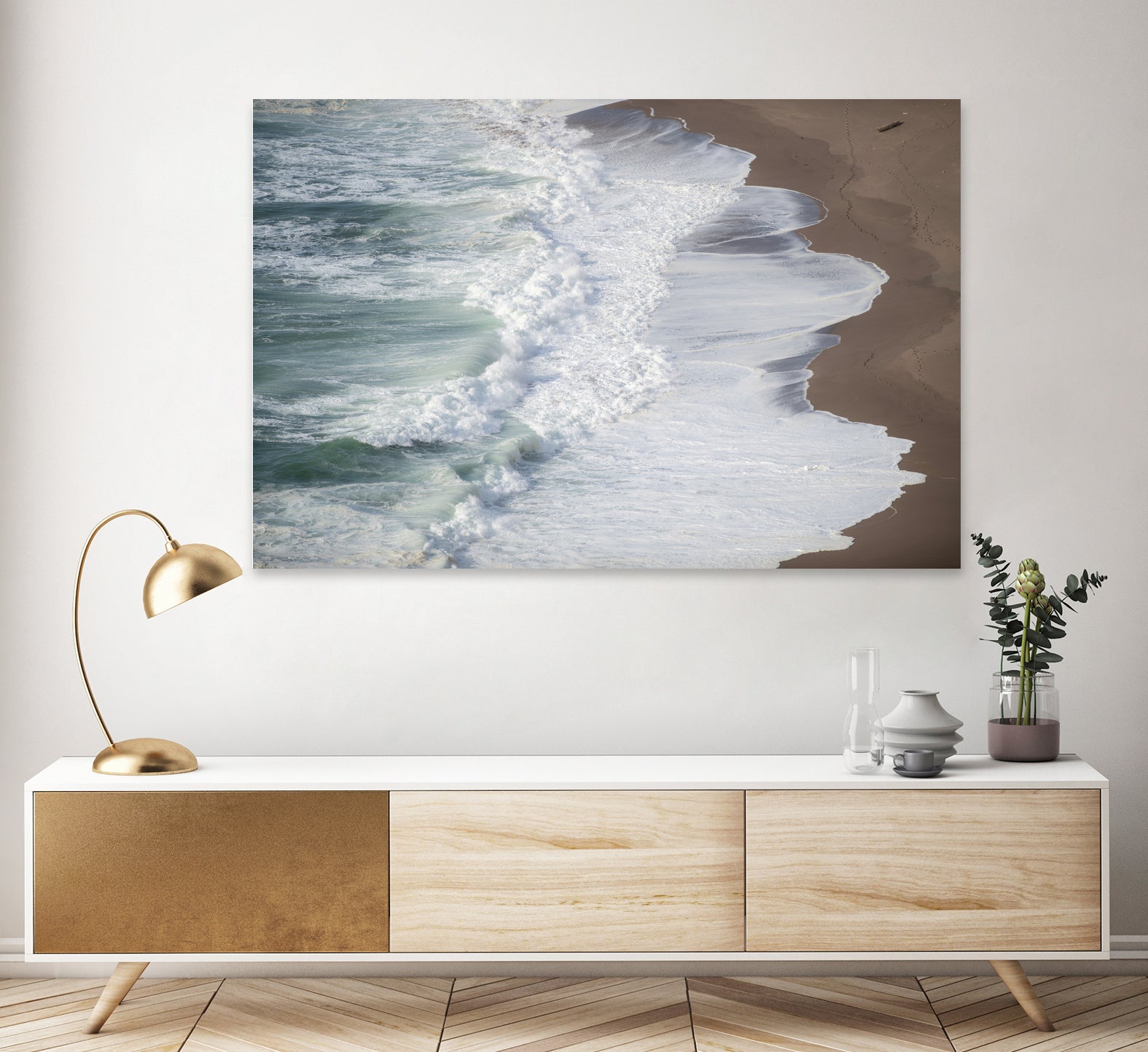 Swelling Sea by Crystal Lynn Collins on GIANT ART - landscape tide