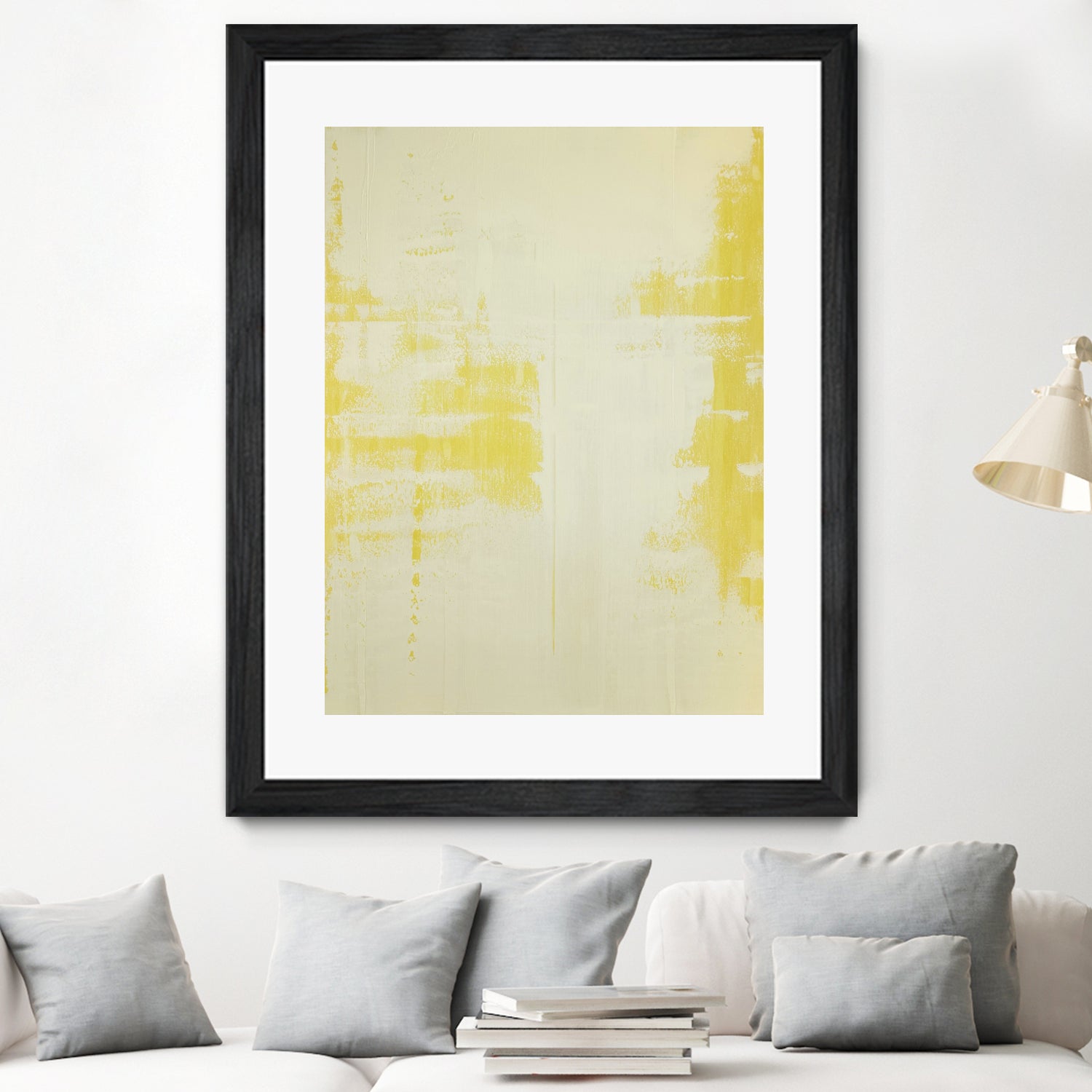 SUNNY SIDE UP by Gustaf Tidholm on GIANT ART - abstract yellow