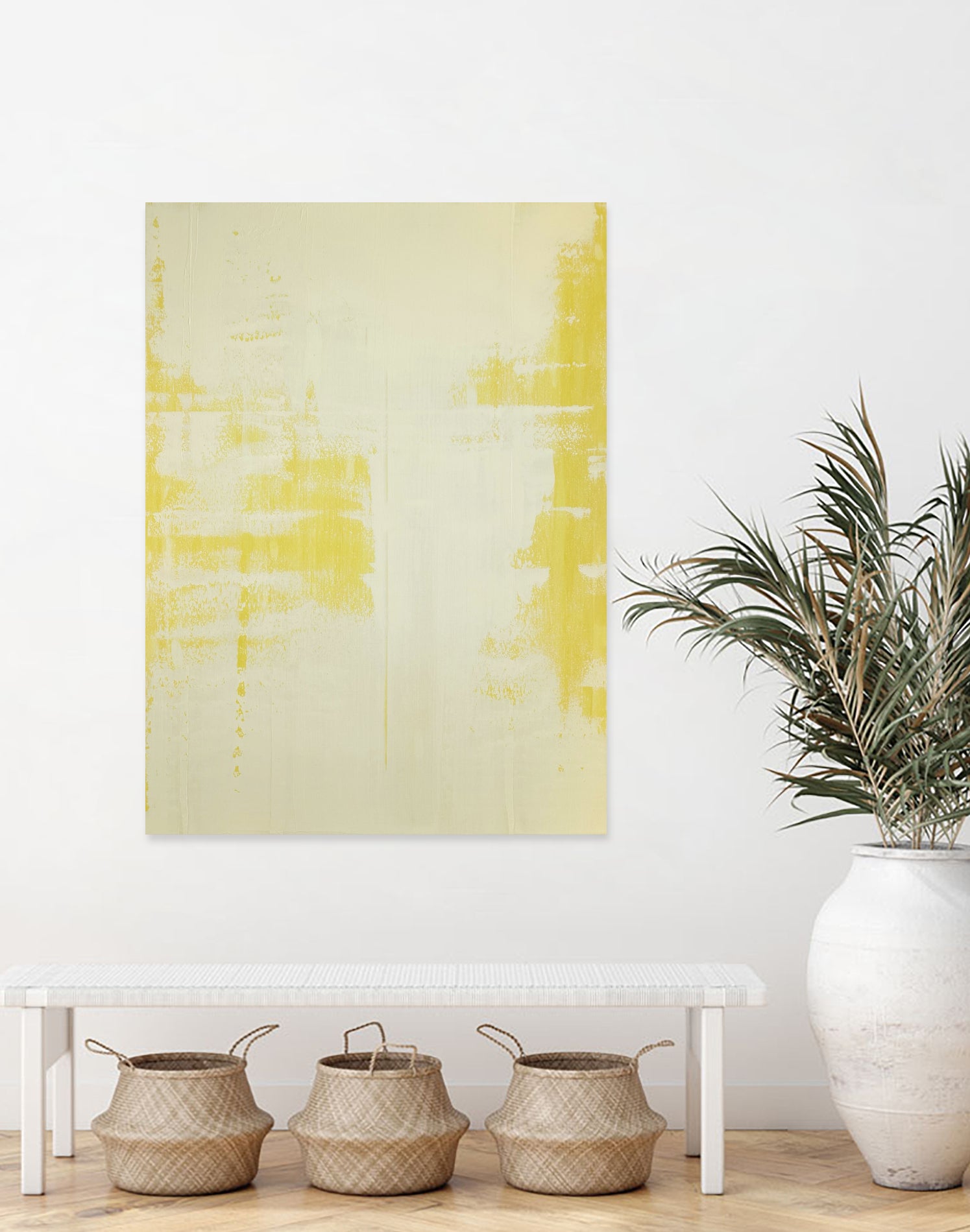 SUNNY SIDE UP by Gustaf Tidholm on GIANT ART - abstract yellow