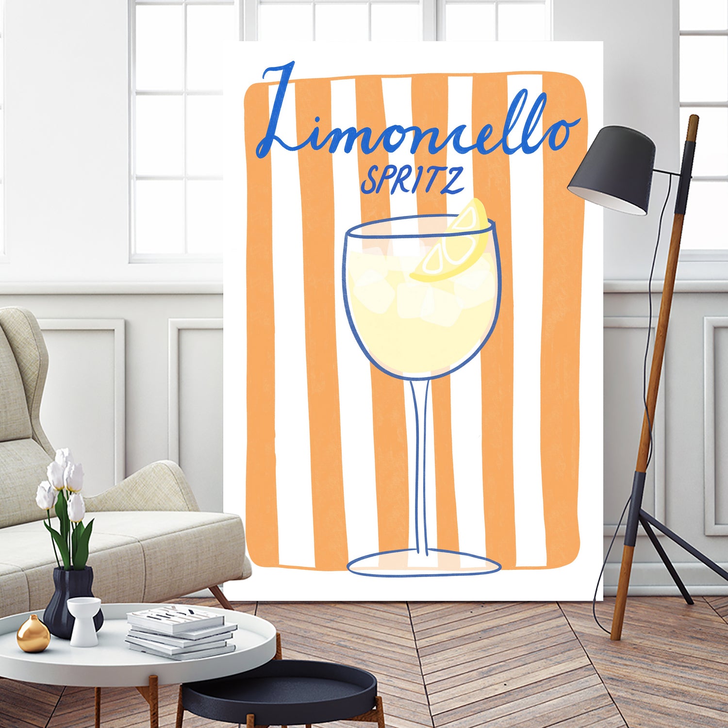 Citrus Delight by Athene Fritsch on GIANT ART - limoncello drink illustration food and drinks limoncello drink illustration