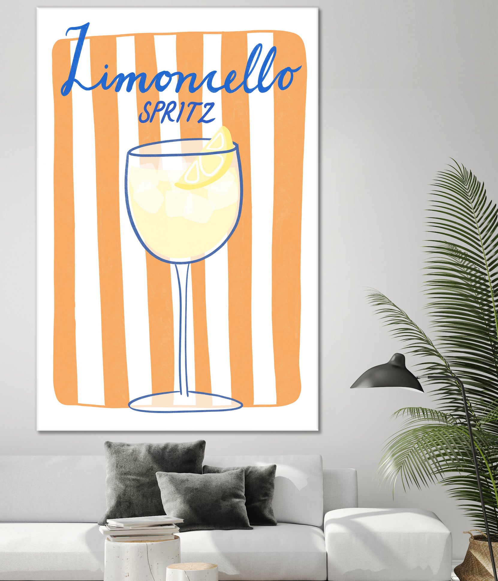 Citrus Delight by Athene Fritsch on GIANT ART - limoncello drink illustration food and drinks limoncello drink illustration