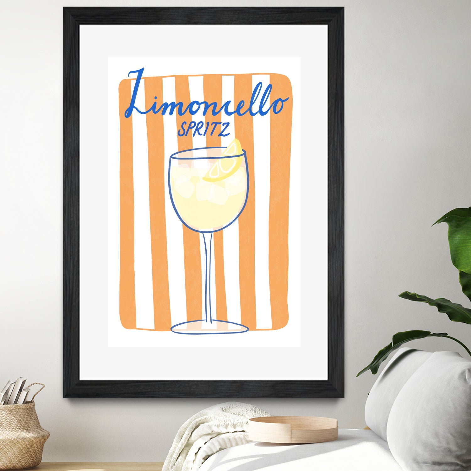 Citrus Delight by Athene Fritsch on GIANT ART - limoncello drink illustration food and drinks limoncello drink illustration