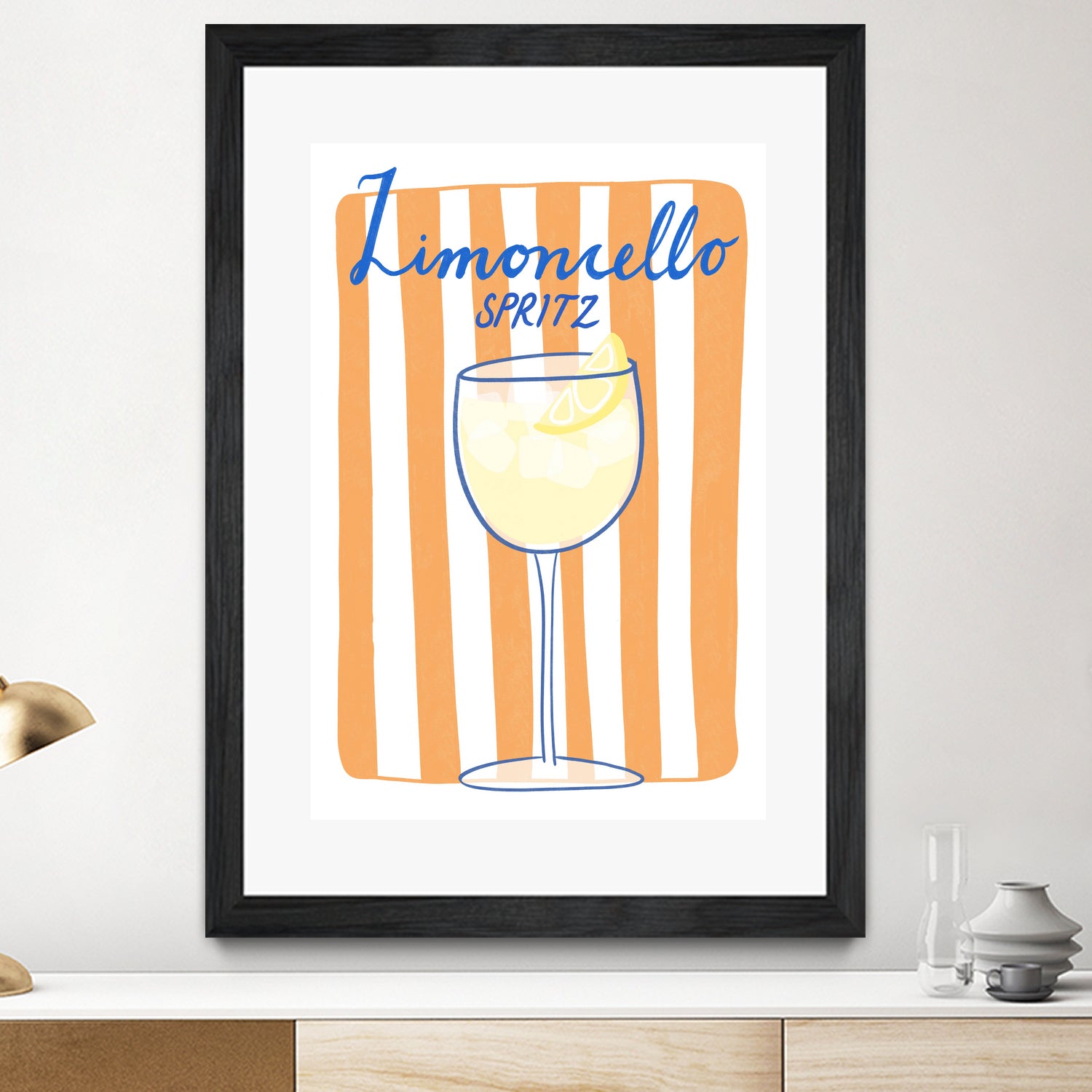 Citrus Delight by Athene Fritsch on GIANT ART - limoncello drink illustration food and drinks limoncello drink illustration