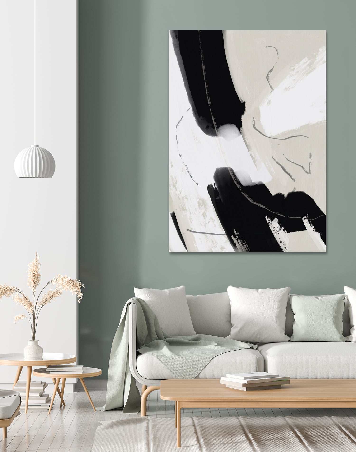 Paint abstract black and white by Little on GIANT ART - dean