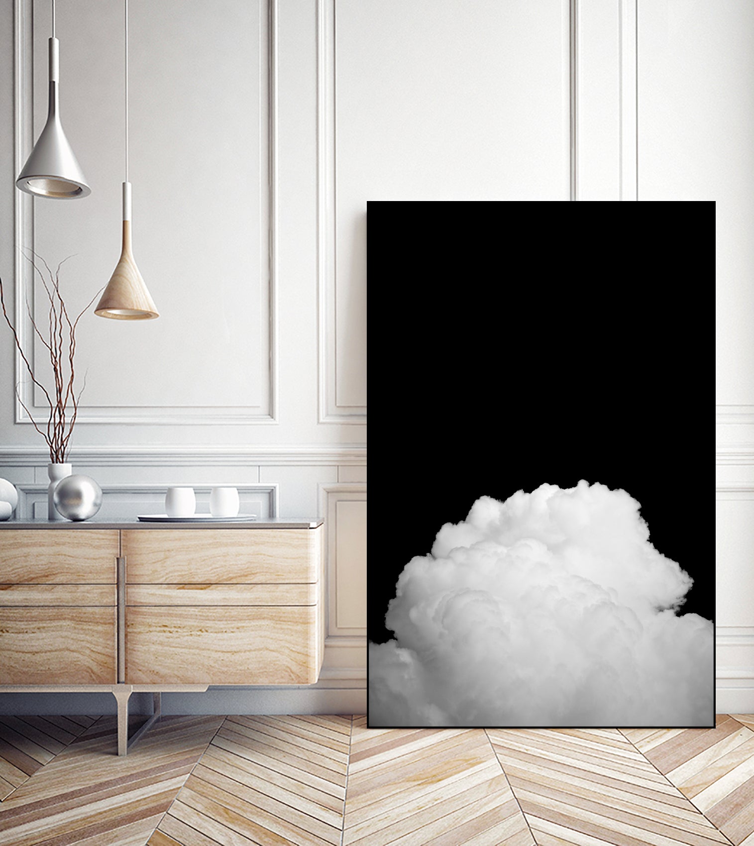 Black Clouds II by Tal Paz-Fridman on GIANT ART - black and white landscape black and white