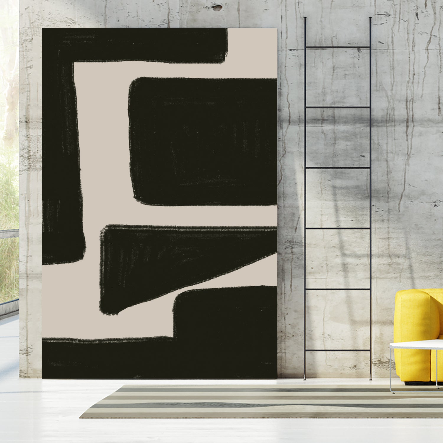 Bold Shadowscape by THE MIUUS STUDIO on GIANT ART - abstract minimalist decor