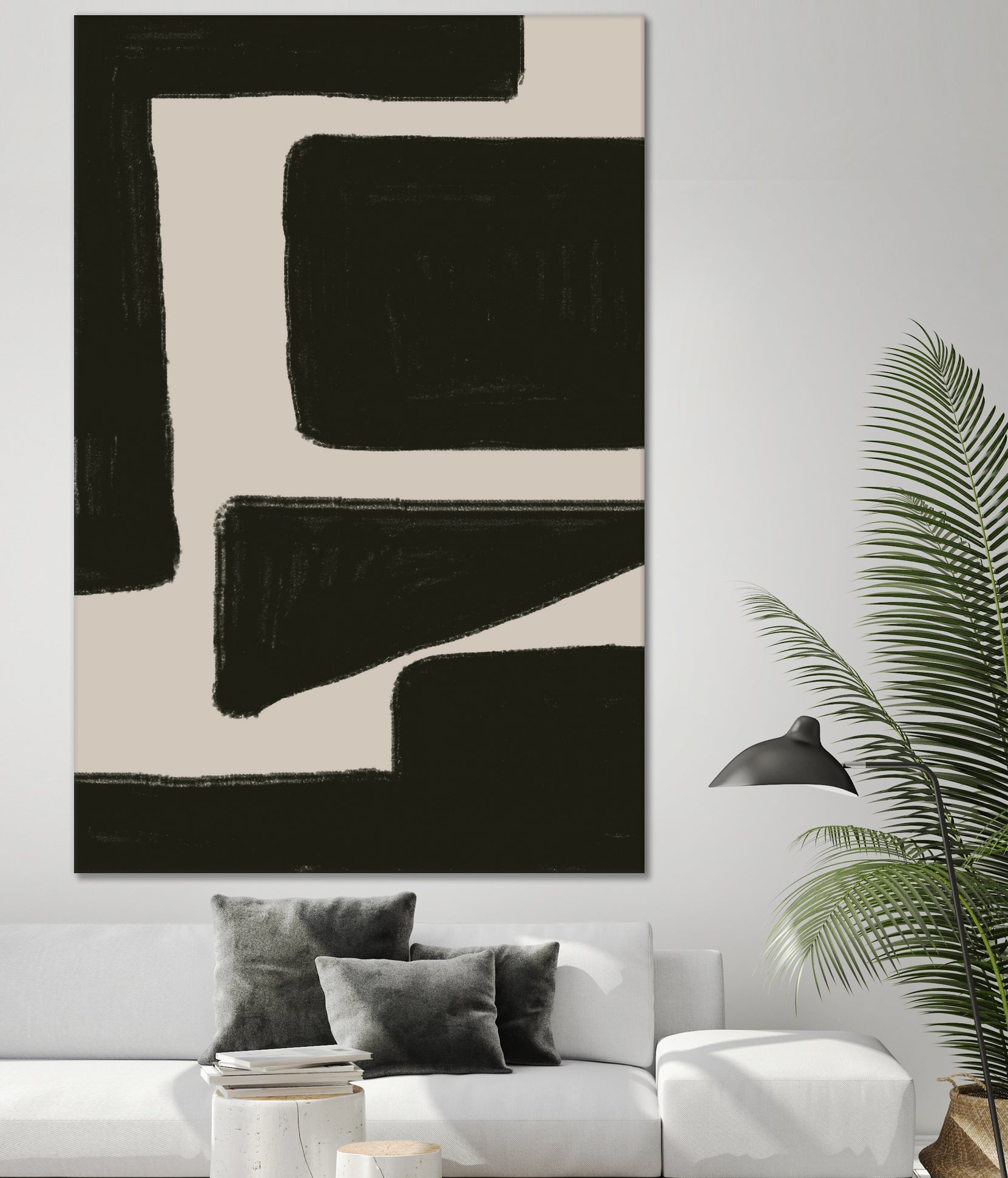 Bold Shadowscape by THE MIUUS STUDIO on GIANT ART - abstract minimalist decor