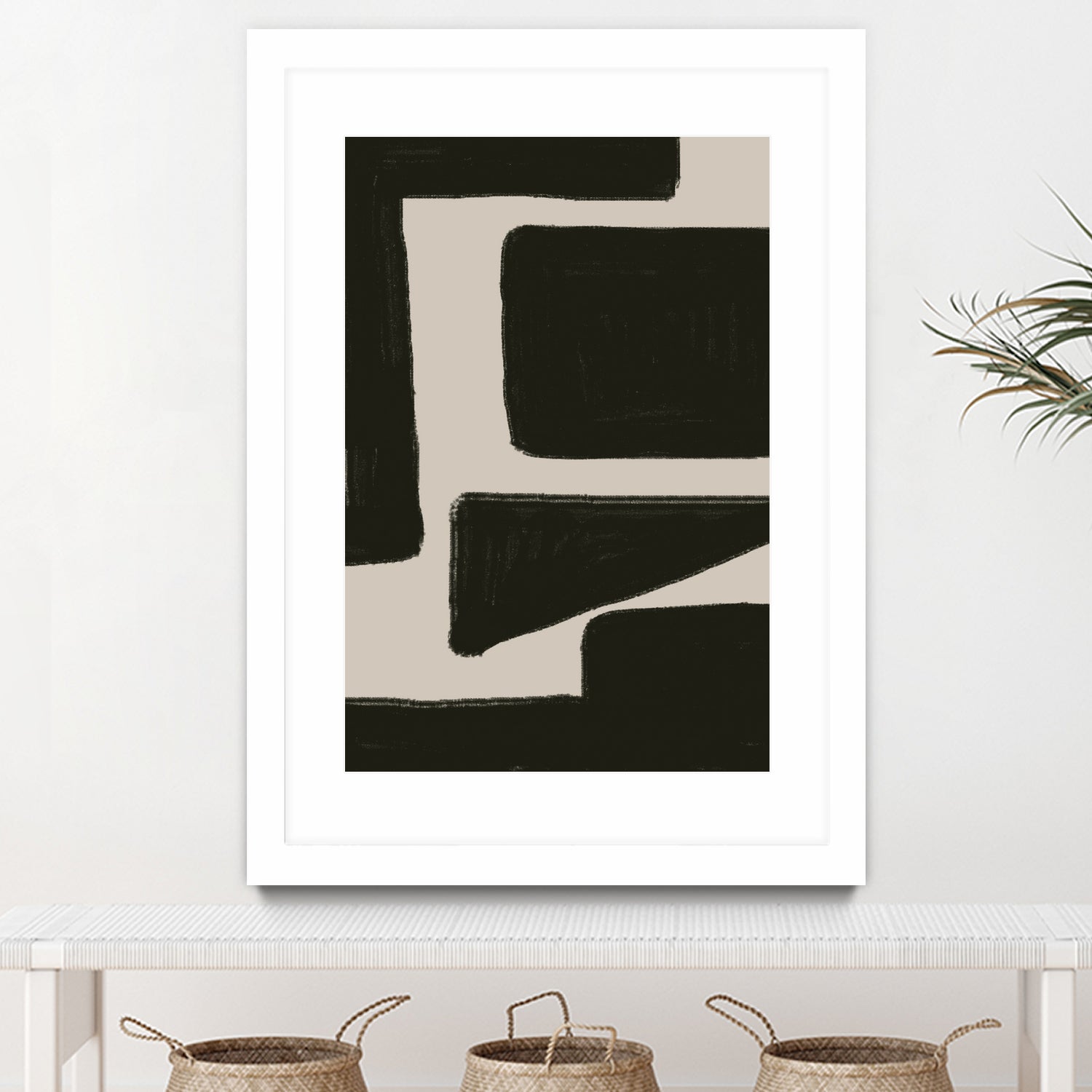 Bold Shadowscape by THE MIUUS STUDIO on GIANT ART - abstract minimalist decor