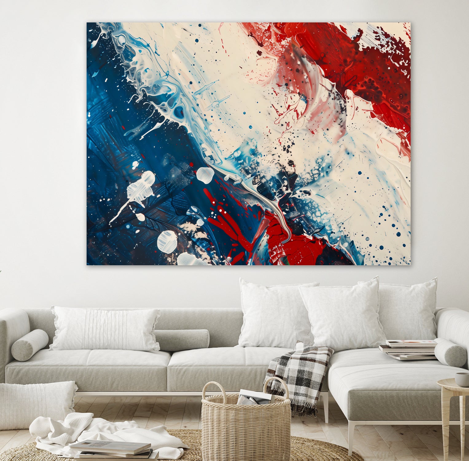 Red White and Blue by Andreas Magnusson on GIANT ART - abstract art