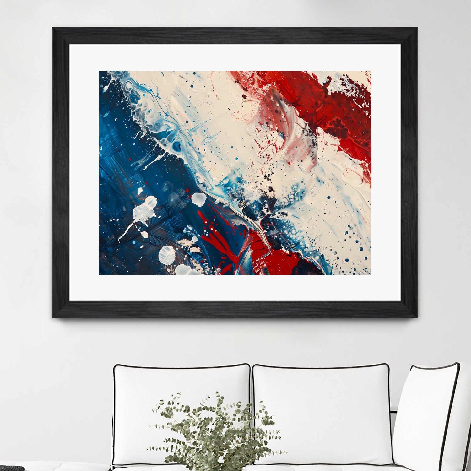 Red White and Blue by Andreas Magnusson on GIANT ART - abstract art