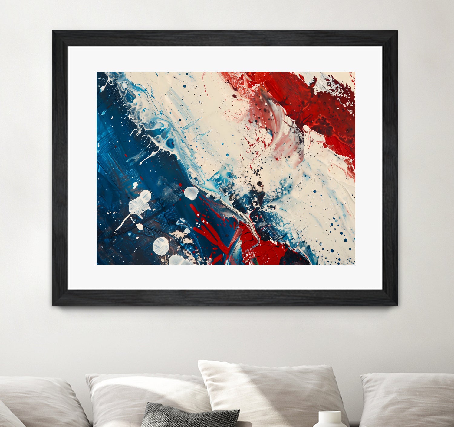 Red White and Blue by Andreas Magnusson on GIANT ART - abstract art
