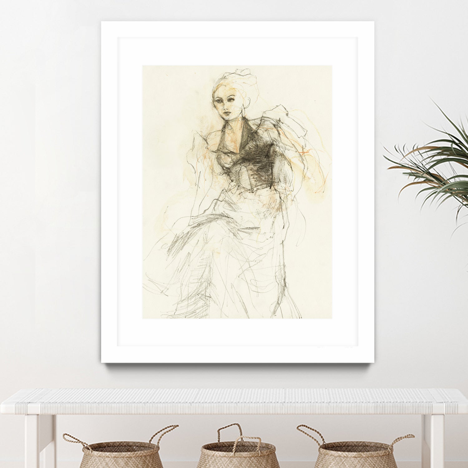 Elegant Sketching by Ute Rathmann on GIANT ART - 5002 illustration