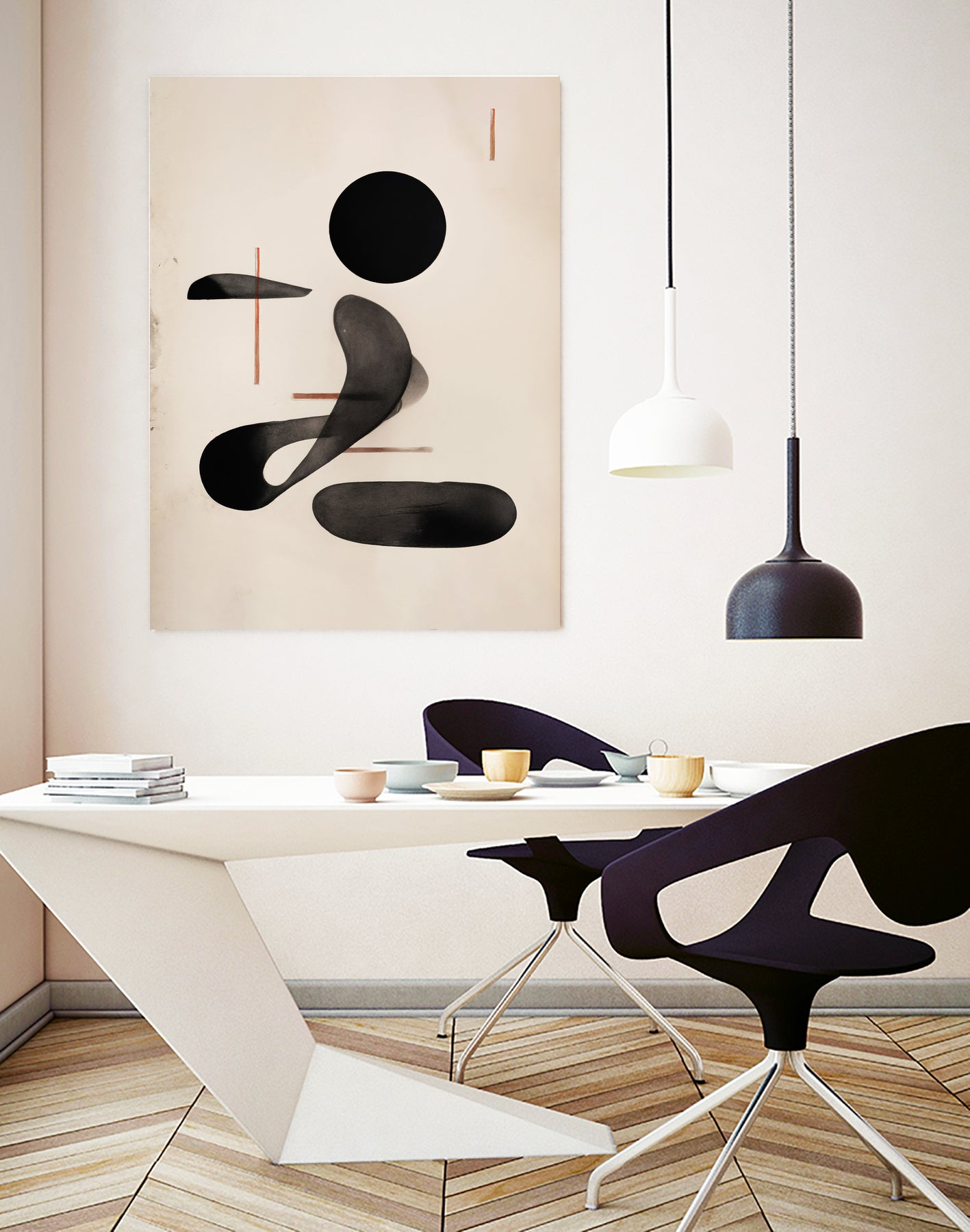 Japandi Modern Objects by THE MIUUS STUDIO on GIANT ART - illustration