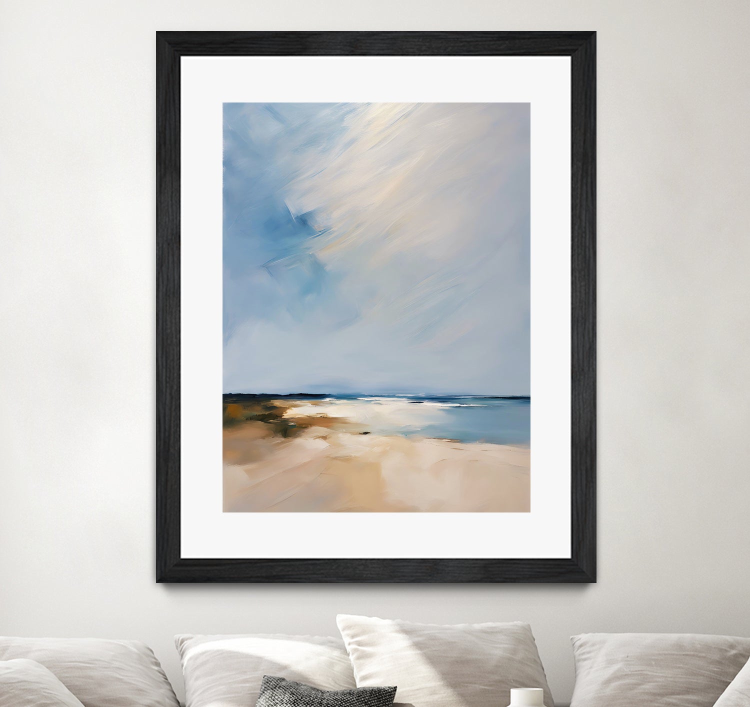 Quiet beach and sea by Ohkimiko on GIANT ART - nature and landscapes