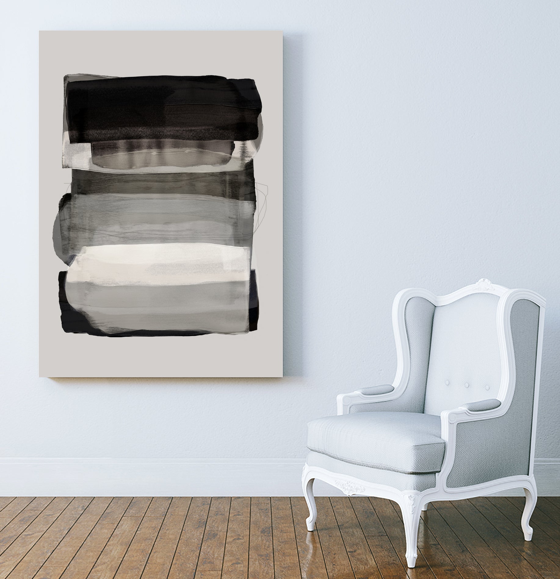 Abstract Brush Strokes 79 by Mareike on GIANT ART - bohmer