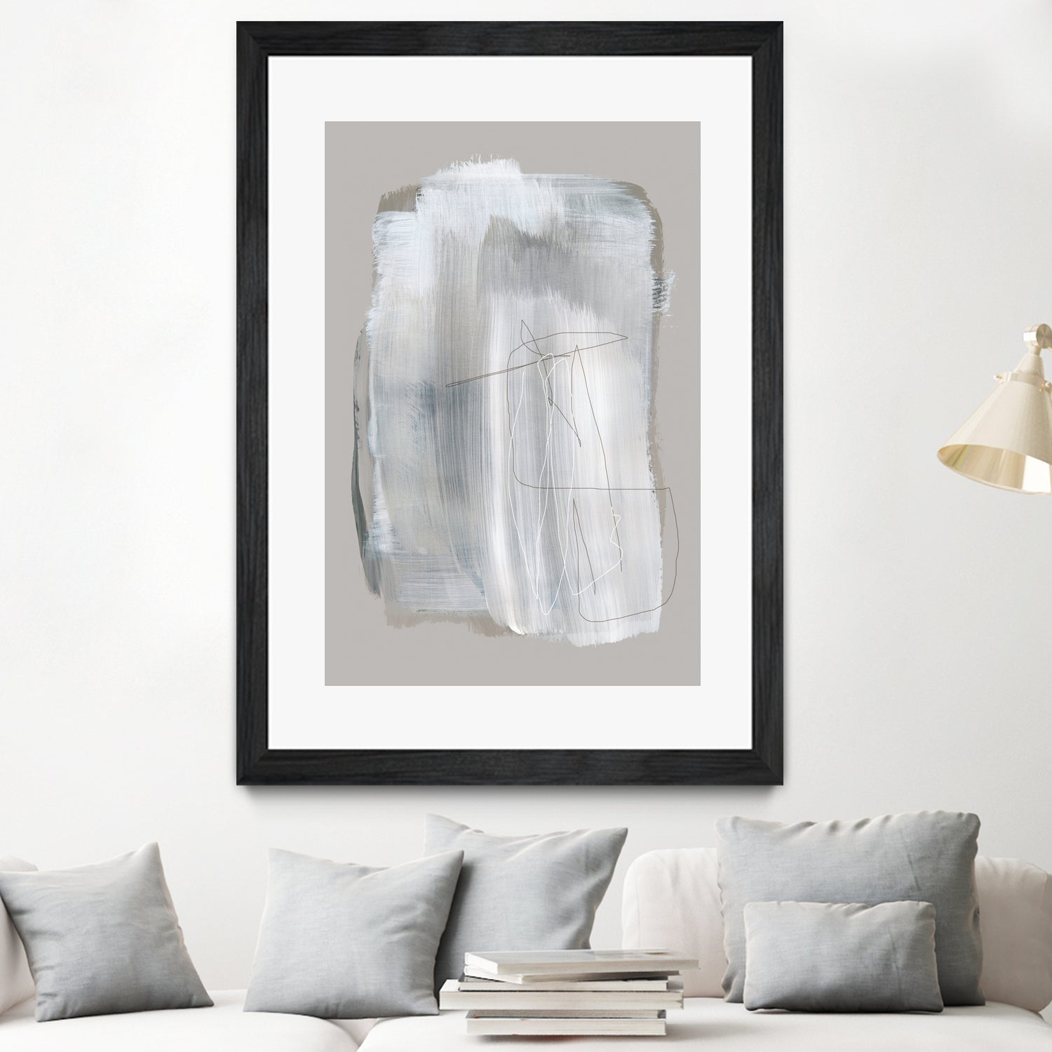 Abstract Brush Strokes 109 by Mareike on GIANT ART - bohmer