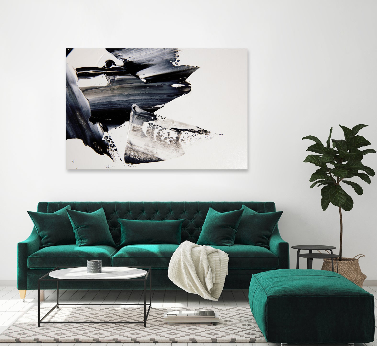 Abstract paint composition nAo21 by Julia on GIANT ART - ramiro