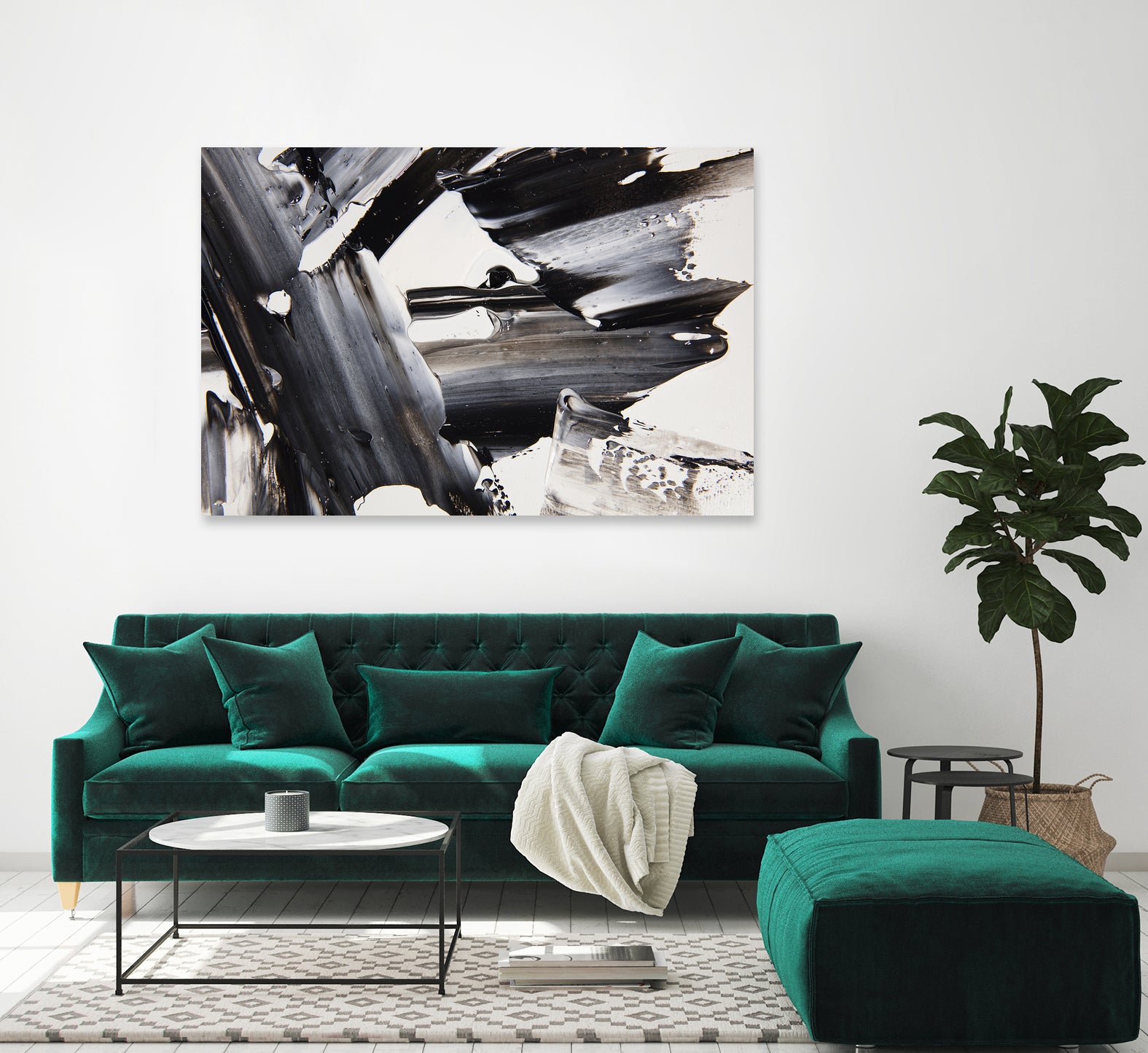 Abstract paint composition nAo20 by Julia on GIANT ART - ramiro