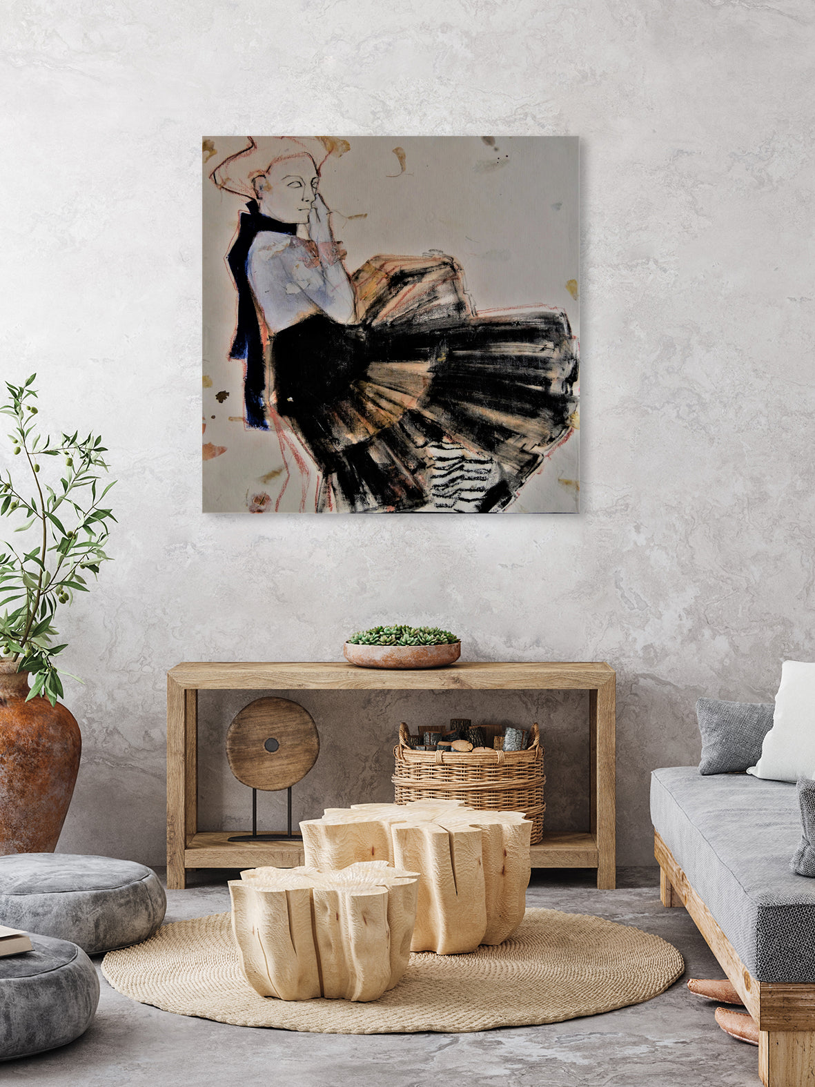 Blue Bow by Doris Schmitz on GIANT ART - 2784 illustration