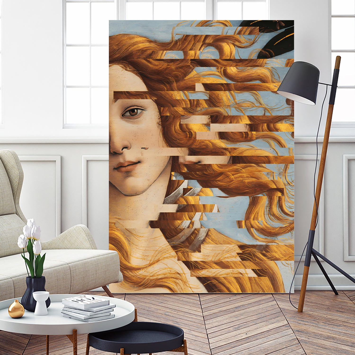 The Birth of Venus by Sandro Botticelli COLLAGE by The on GIANT ART - illustration painting