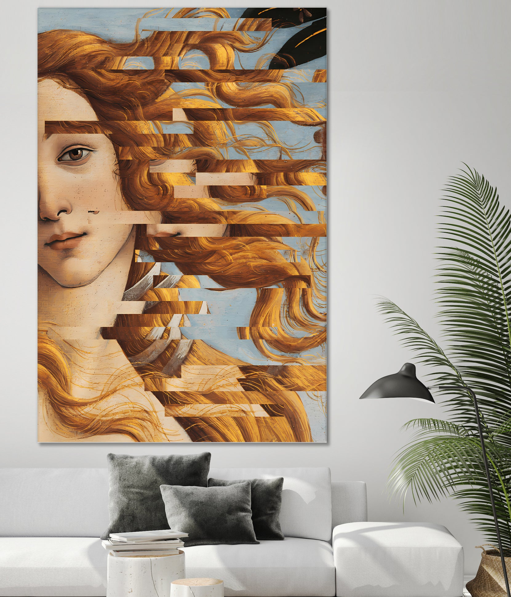 The Birth of Venus by Sandro Botticelli COLLAGE by The on GIANT ART - illustration painting