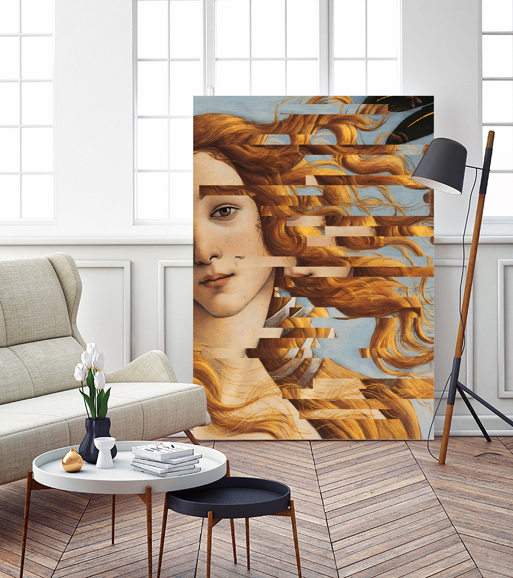 The Birth of Venus by Sandro Botticelli COLLAGE by The on GIANT ART - illustration painting