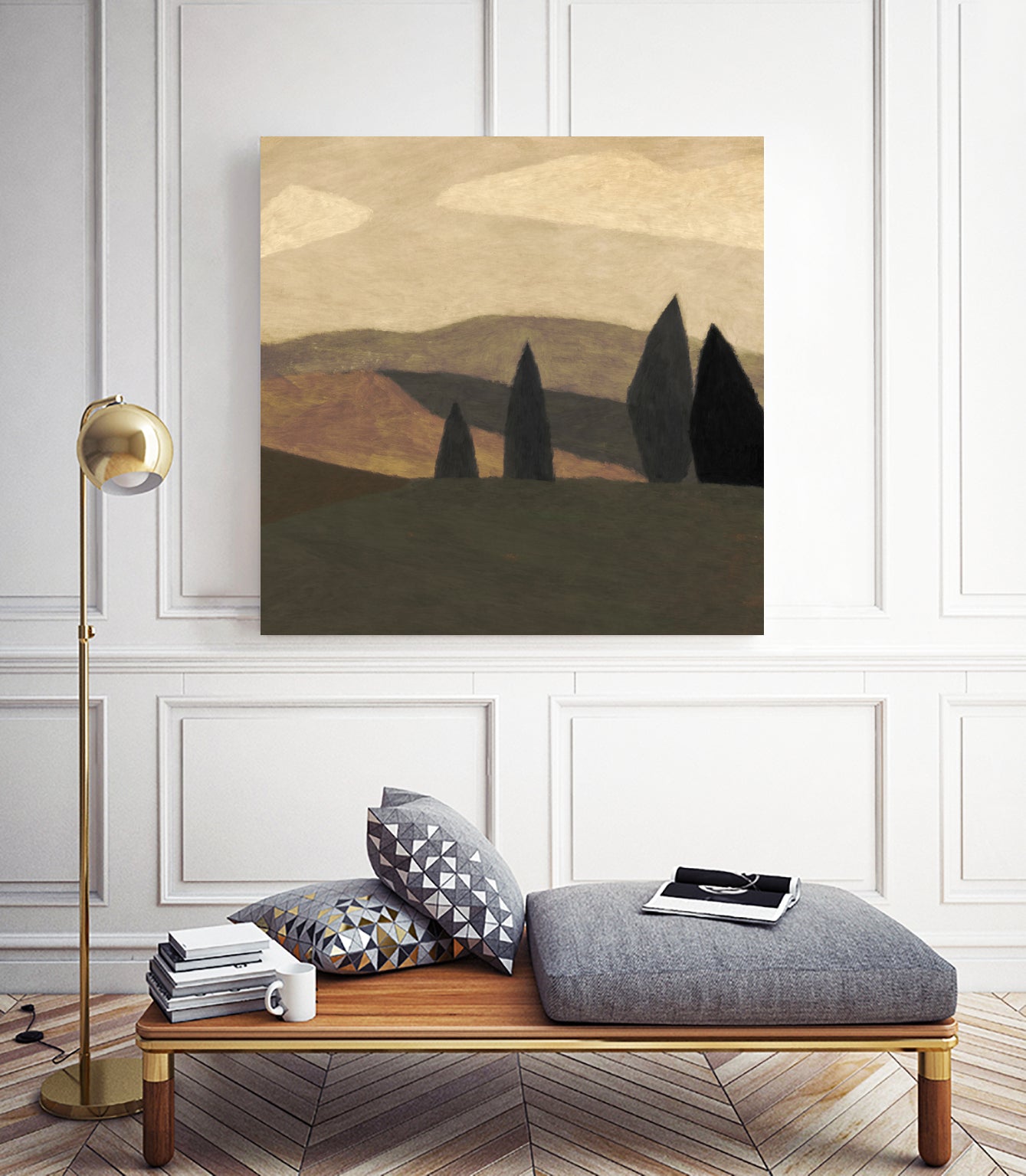 Paysage 2 by Dan on GIANT ART - illustration painting