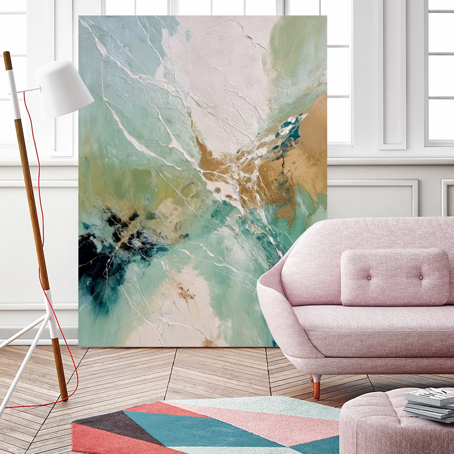 Ethereal Currents by Alpenglow Workshop on GIANT ART - abstract abstract art