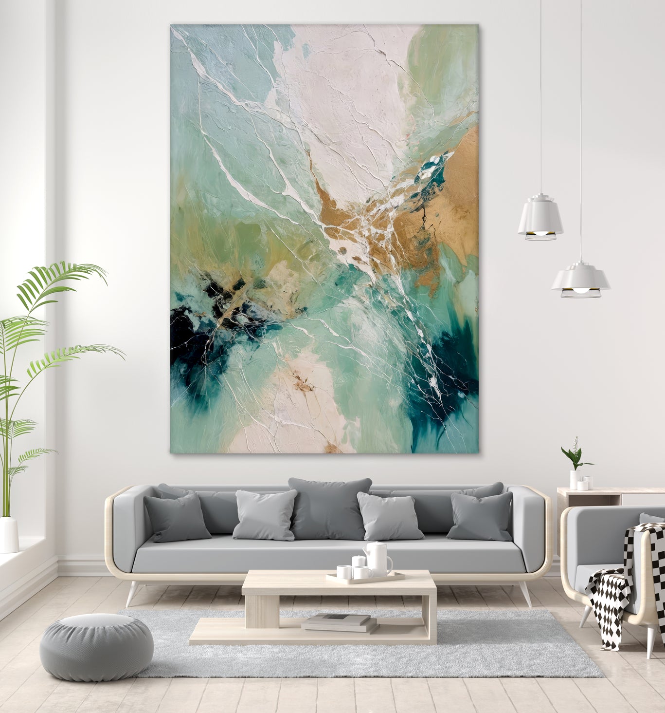 Ethereal Currents by Alpenglow Workshop on GIANT ART - abstract abstract art