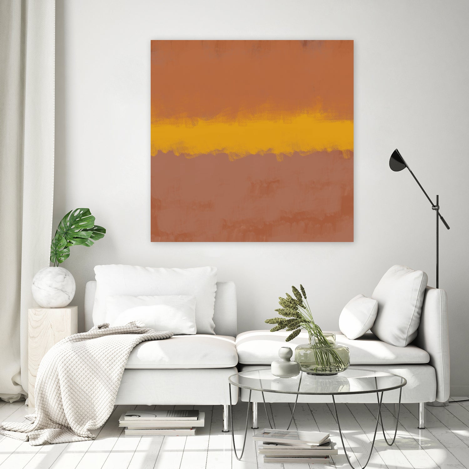 MODERN CALM by THE on GIANT ART - orange miuus studio rothko