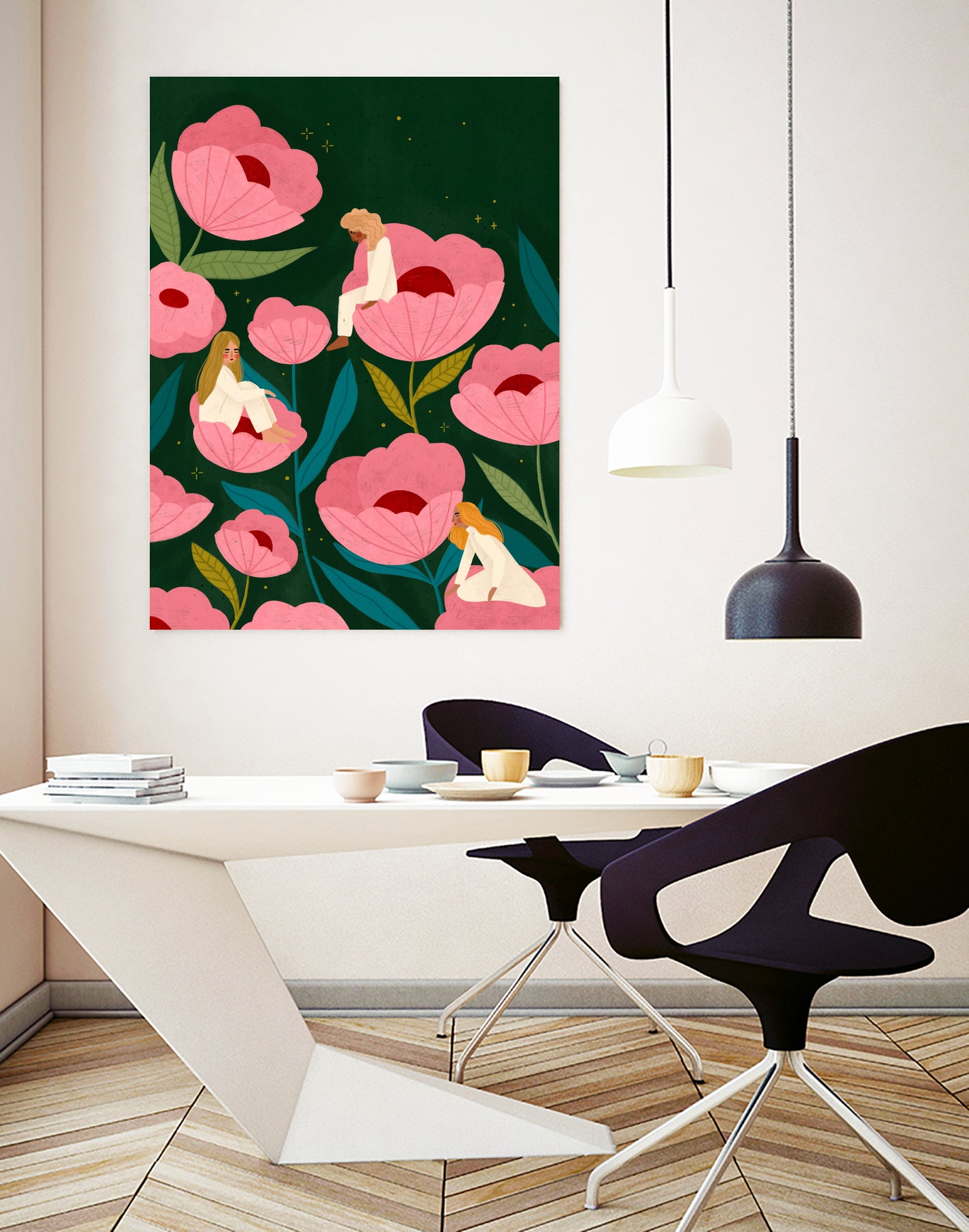 Habitat by Bea Muller on GIANT ART - flowers and plants flower