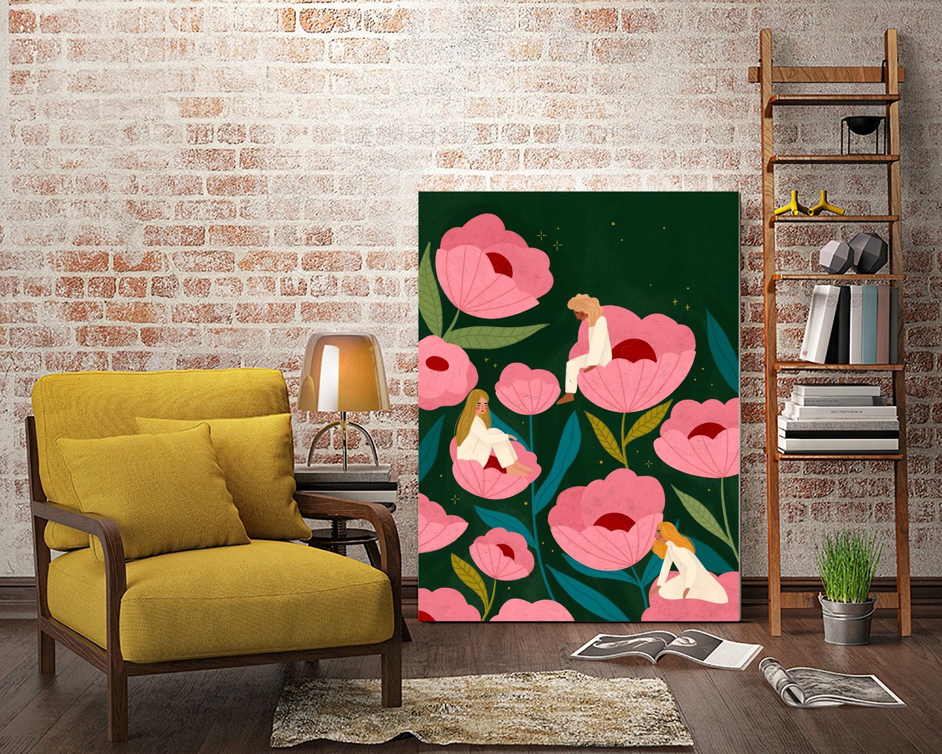 Habitat by Bea Muller on GIANT ART - flowers and plants flower