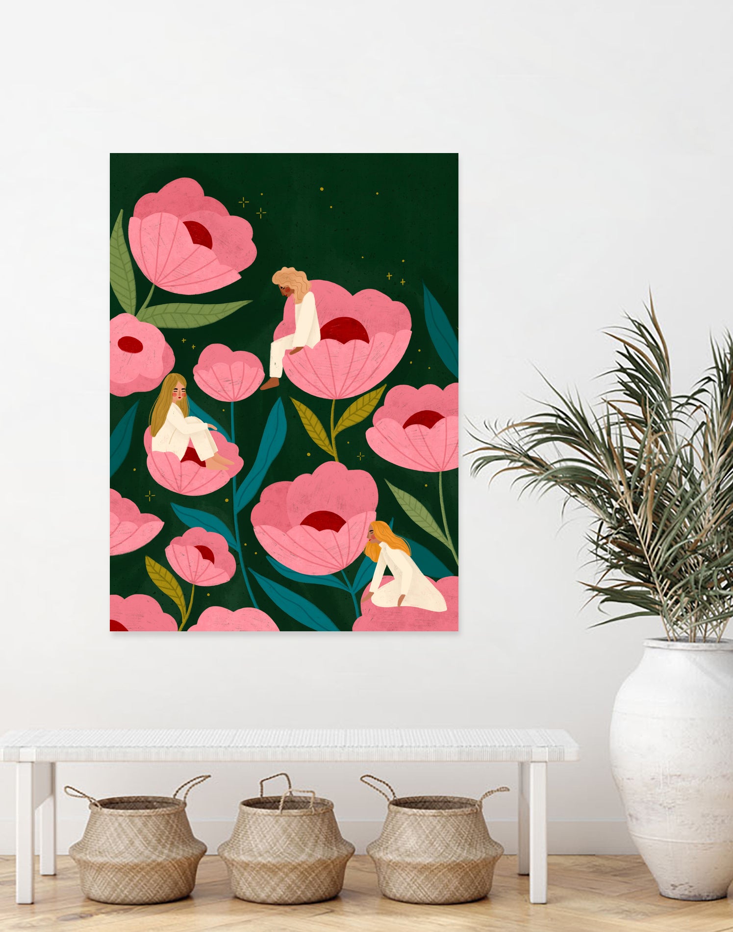 Habitat by Bea Muller on GIANT ART - flowers and plants flower