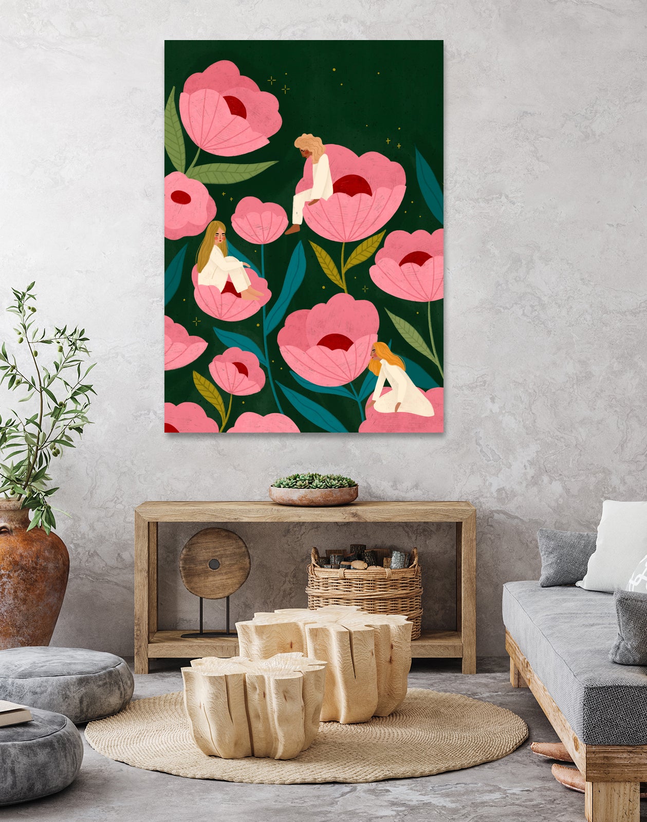 Habitat by Bea Muller on GIANT ART - flowers and plants flower