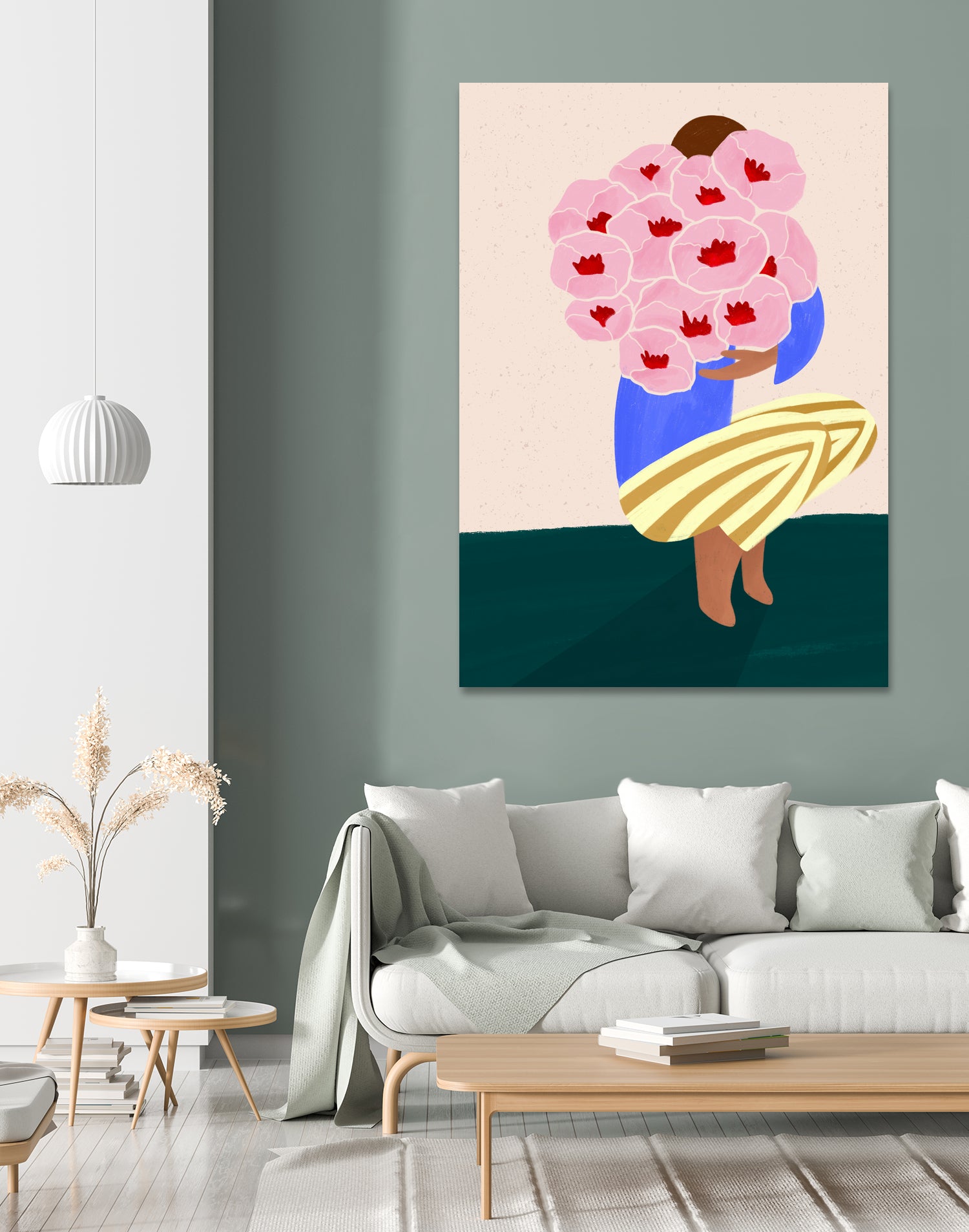 Bouquet of Flowers by Bea Muller on GIANT ART - flowers and plants drawing