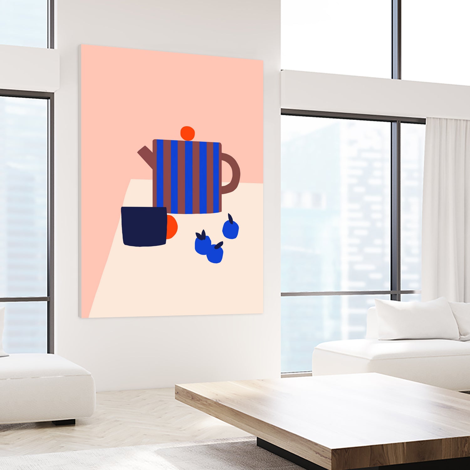 Teapot with Plums by Maren Gross on GIANT ART - food and drinks clipart