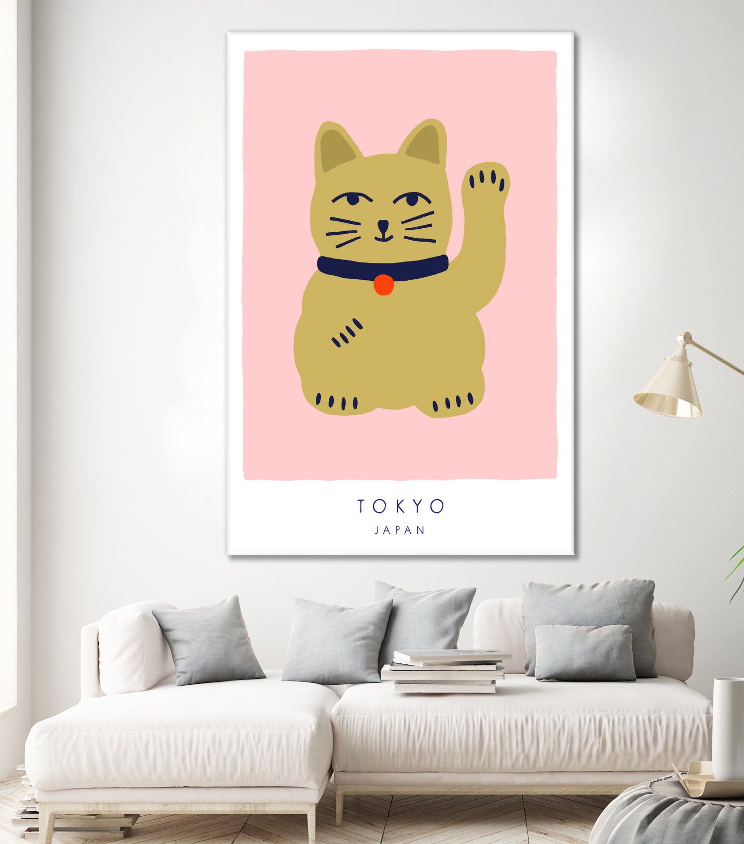 Maneki Neko a€“ Lucky Cat by Maren Gross on GIANT ART - animals cat