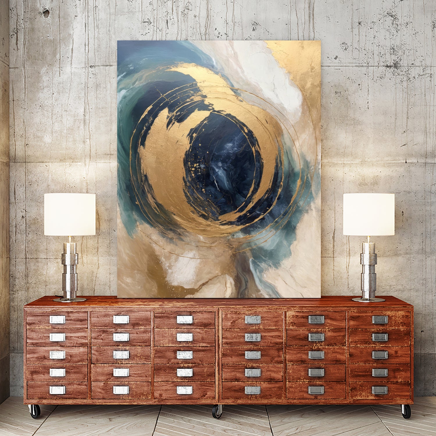 Golden Vortex by Alpenglow on GIANT ART - workshop