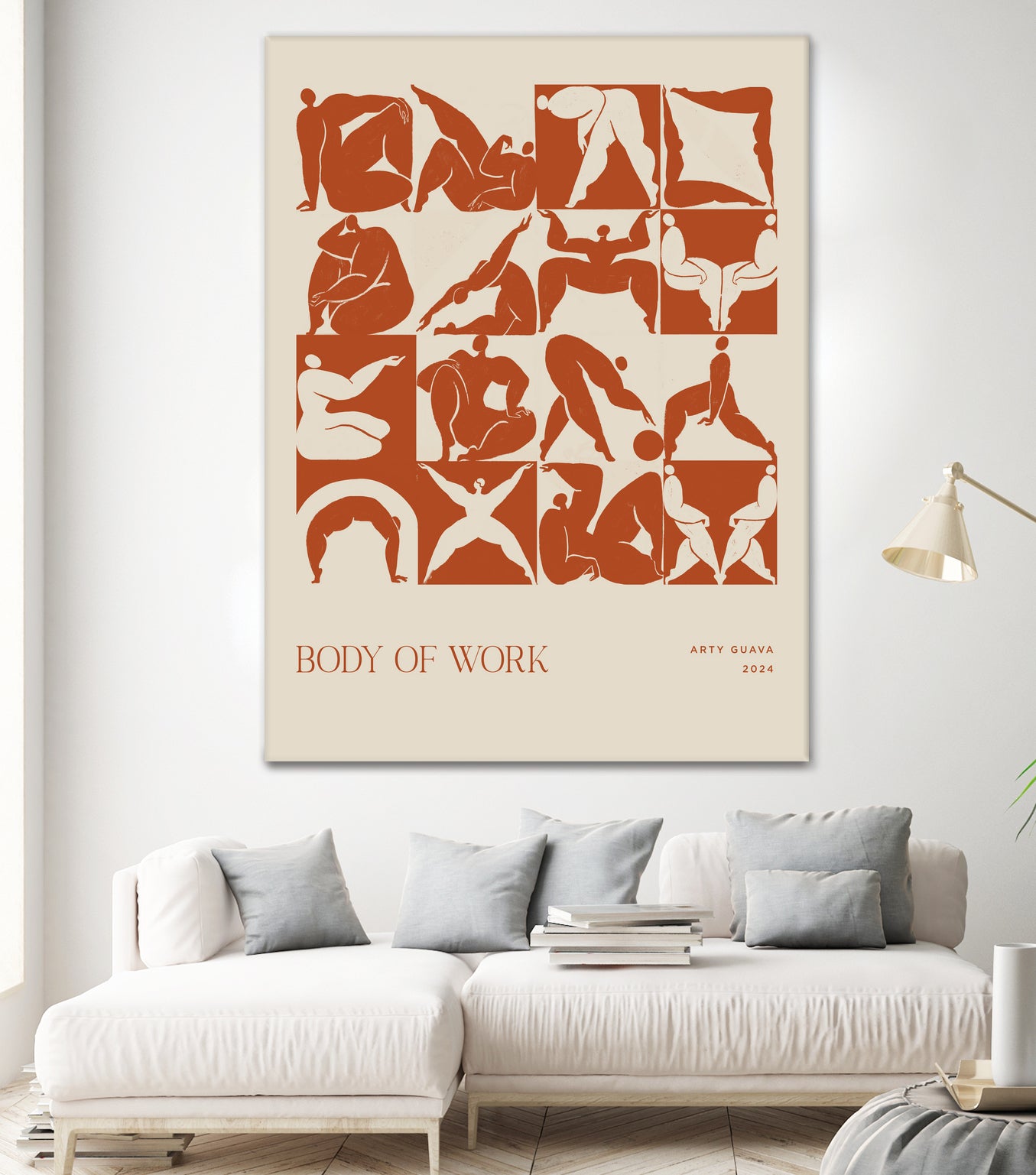 Body of Work (terracotta) by Arty Guava on GIANT ART - 9600 illustration