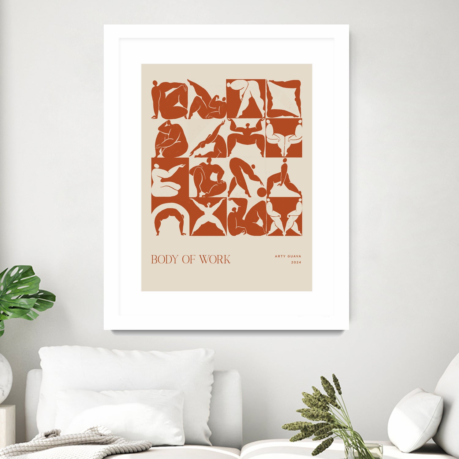 Body of Work (terracotta) by Arty Guava on GIANT ART - 9600 illustration