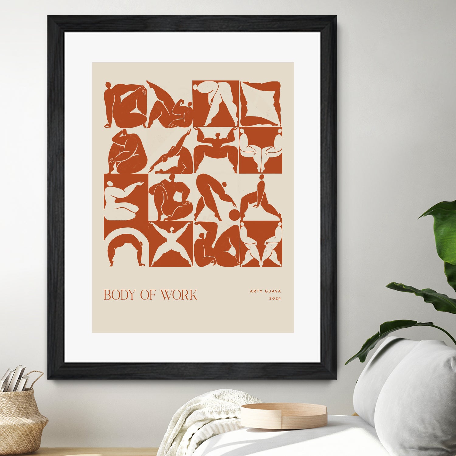 Body of Work (terracotta) by Arty Guava on GIANT ART - 9600 illustration