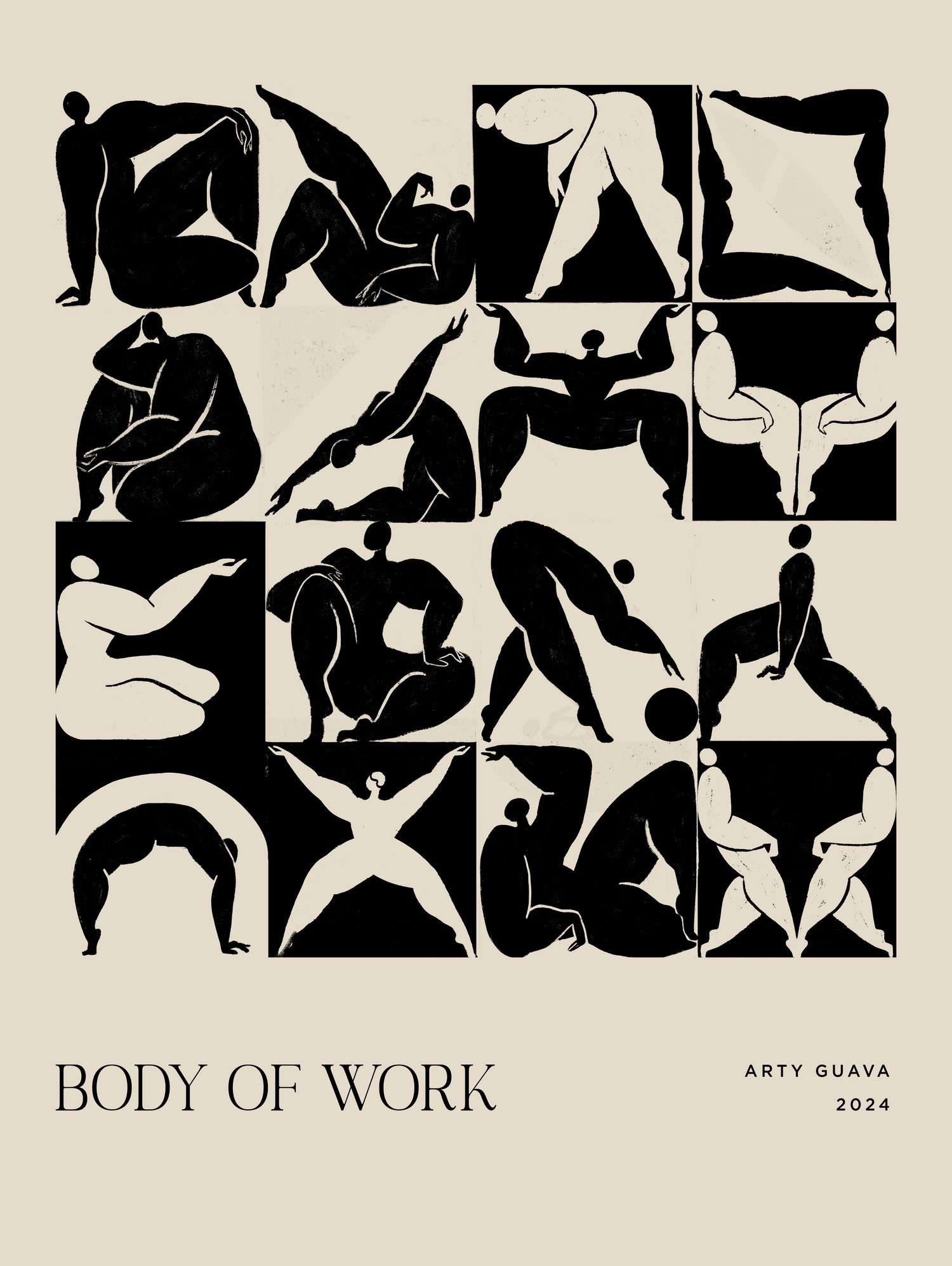 Body of Work (Noir) by Arty Guava on GIANT ART - 9600 illustration