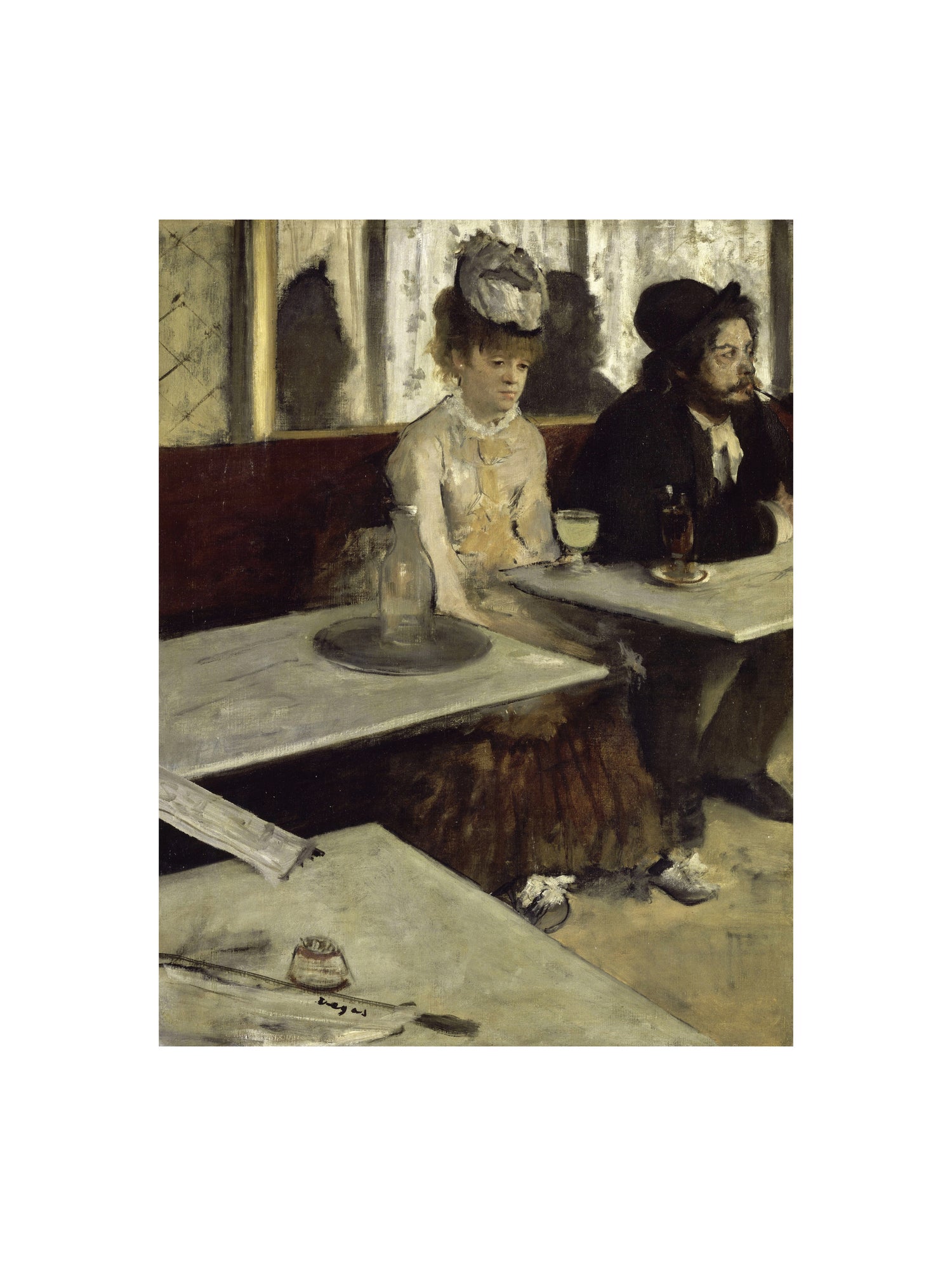 In a CafeI No.2 by Edgar Degas on GIANT ART - 5906 illustration