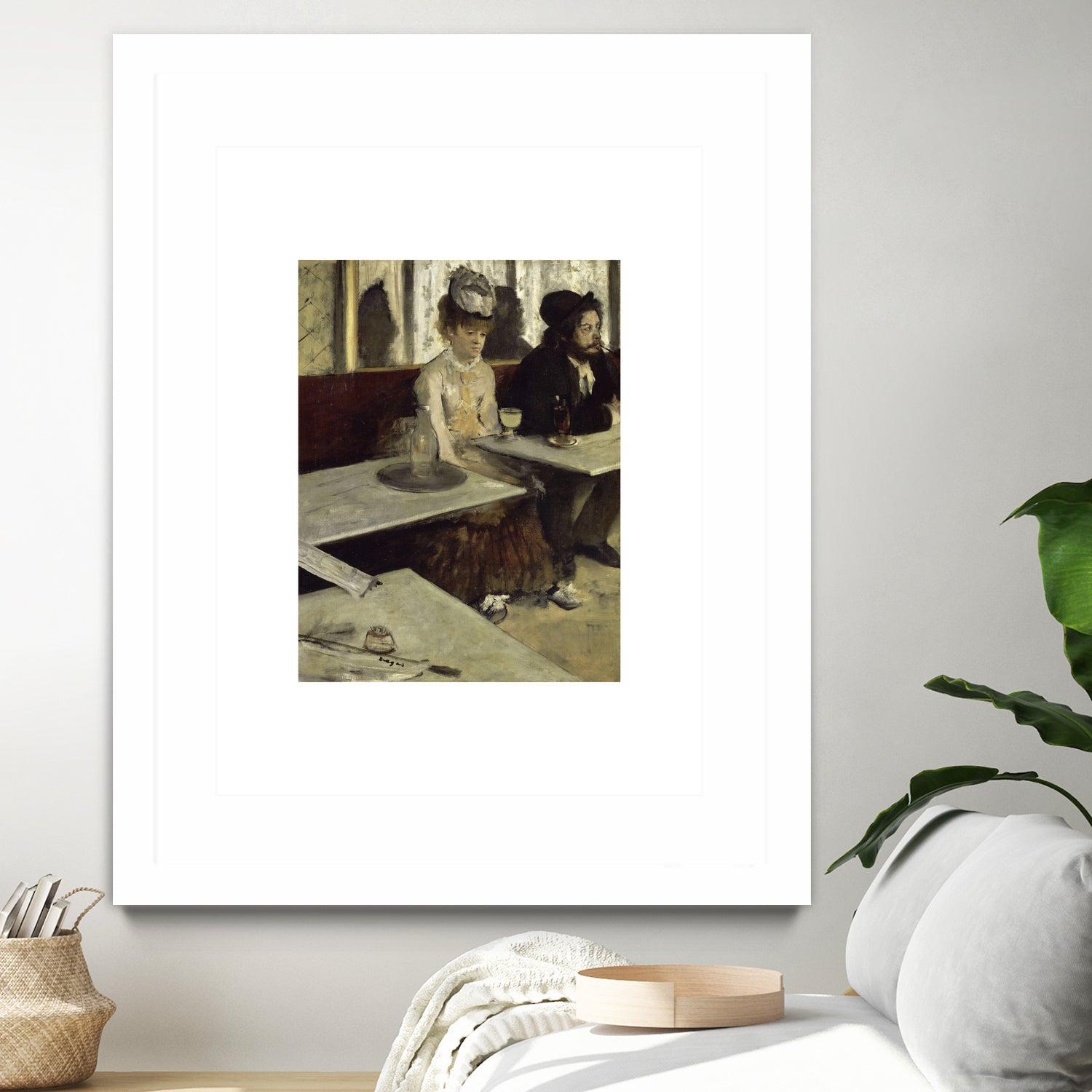 In a CafeI No.2 by Edgar Degas on GIANT ART - 5906 illustration