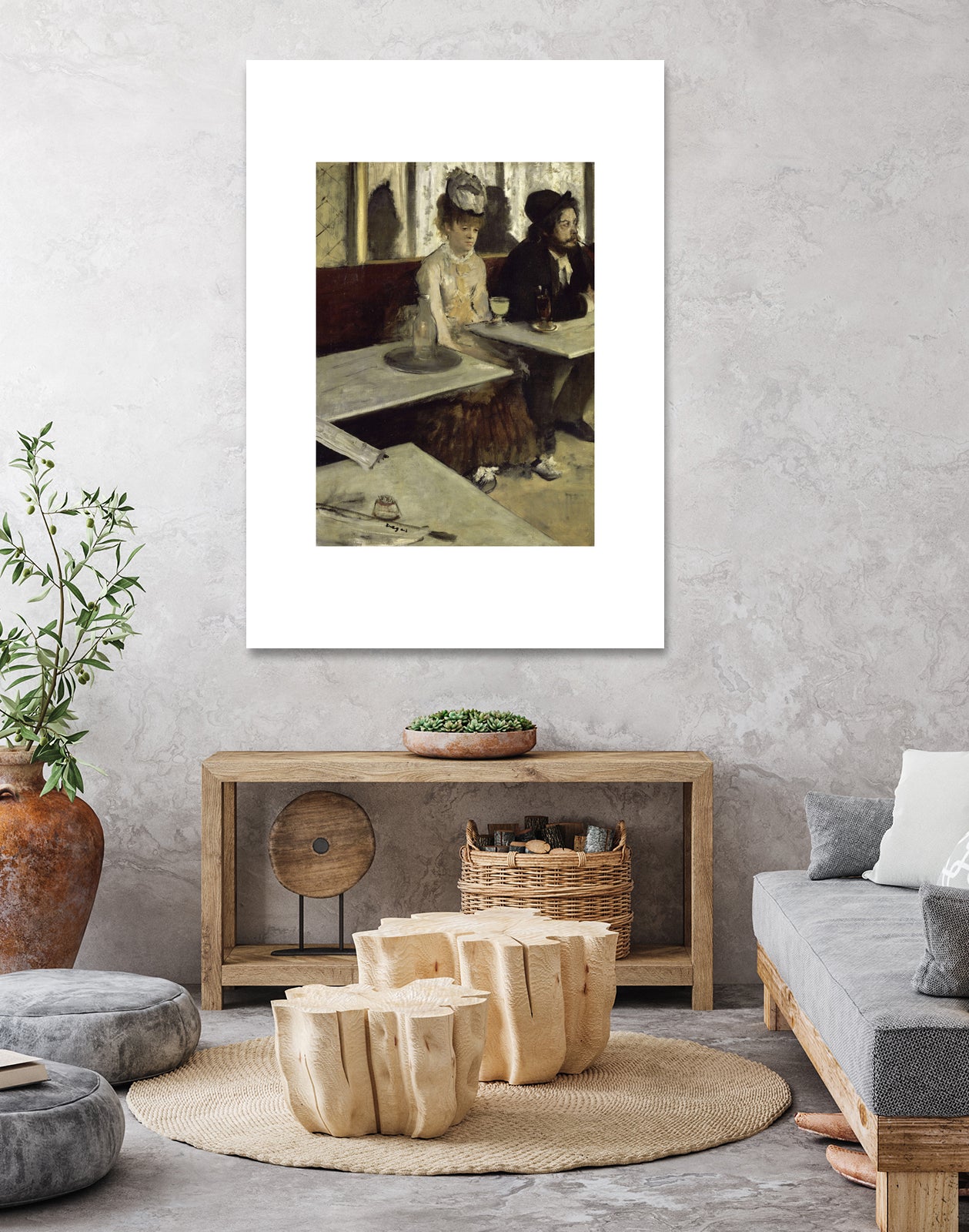 In a CafeI No.2 by Edgar Degas on GIANT ART - 5906 illustration