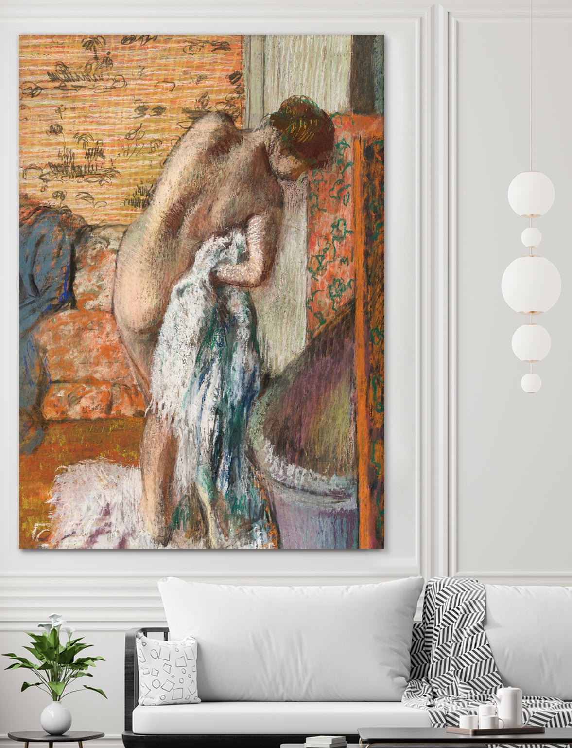 Naked Lady by Edgar Degas on GIANT ART - 5906 illustration