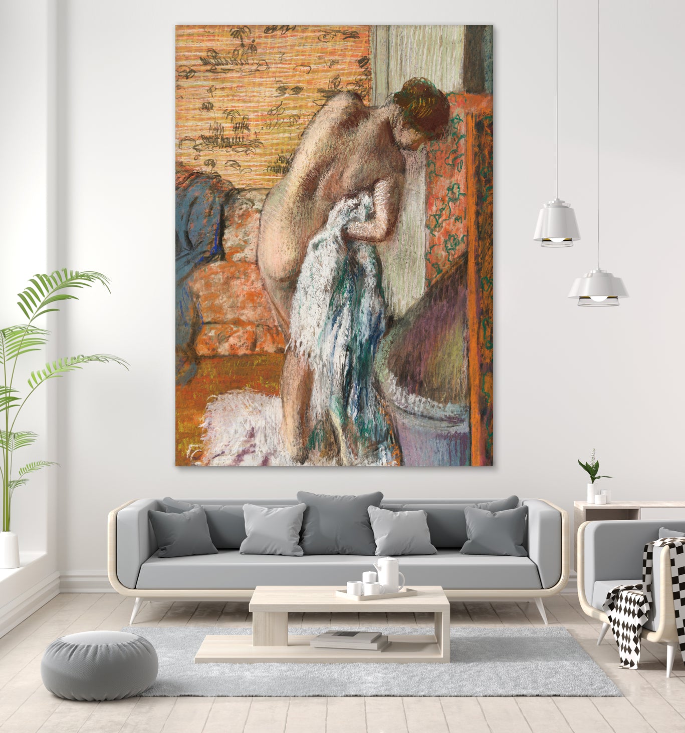 Naked Lady by Edgar Degas on GIANT ART - 5906 illustration