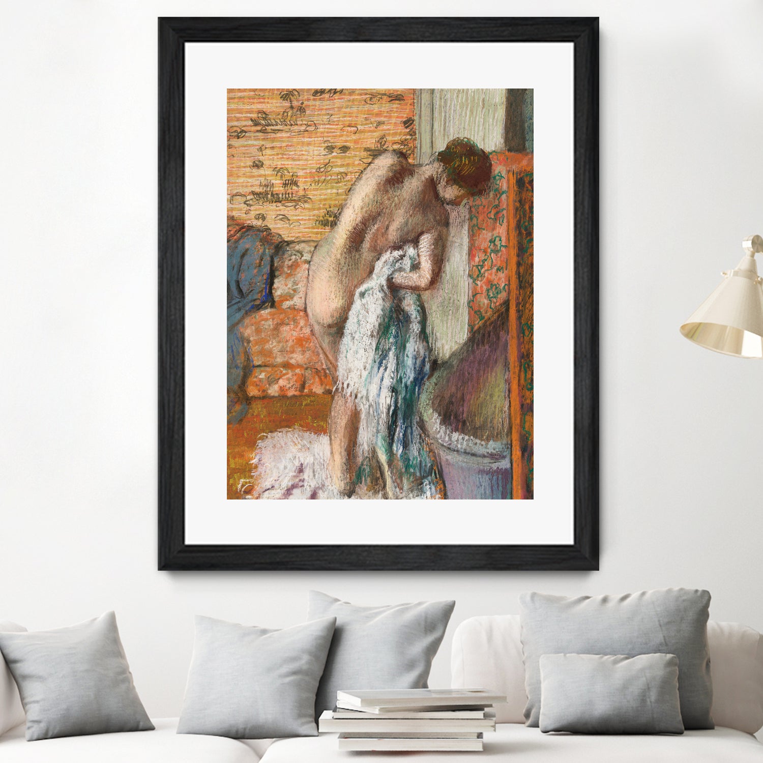 Naked Lady by Edgar Degas on GIANT ART - 5906 illustration